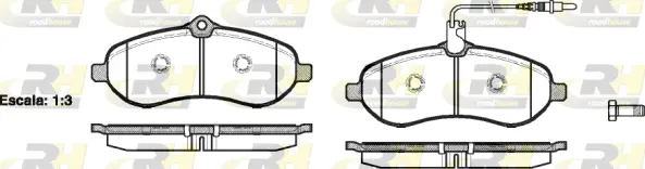 Brake Pad Set, disc brake (21292.01)