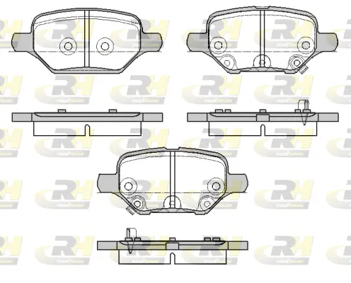 Brake Pad Set, disc brake (21810.02)