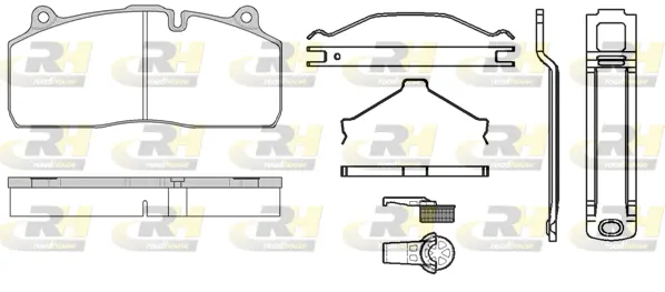 Brake Pad Set, disc brake (JSX 21316.81)