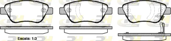 Brake Pad Set, disc brake (2858.31)