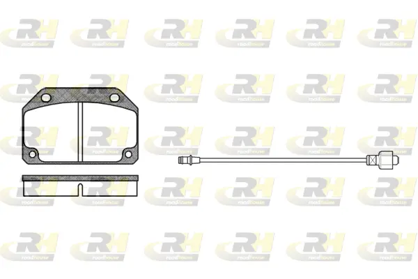 Brake Pad Set, disc brake (2027.02)