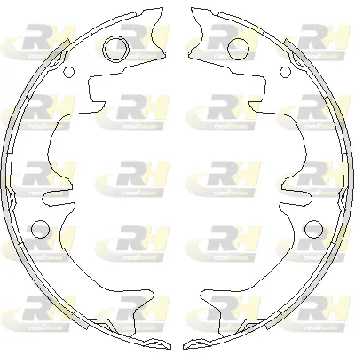 Brake Shoe, parking brake (4731.00)
