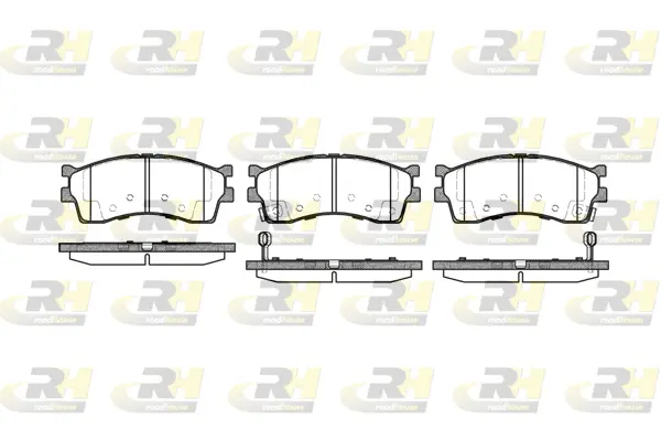 Brake Pad Set, disc brake (2415.42)