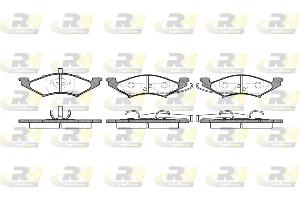 Brake Pad Set, disc brake (2299.10)