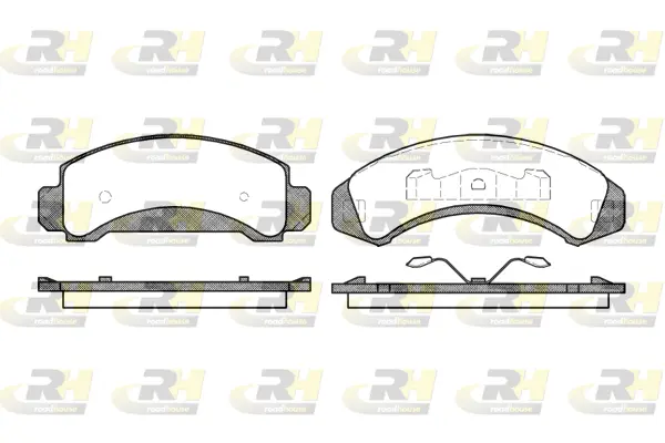 Brake Pad Set, disc brake (2523.00)