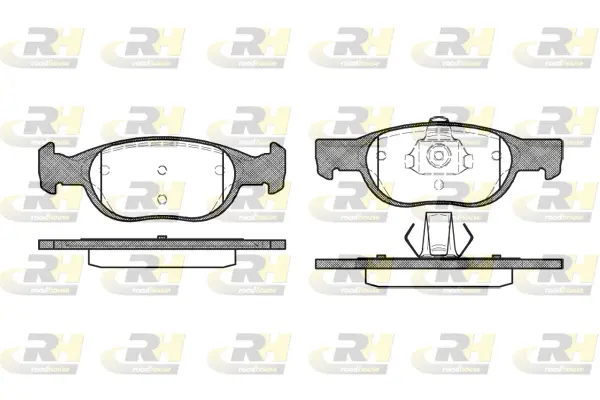 Brake Pad Set, disc brake (2588.10)