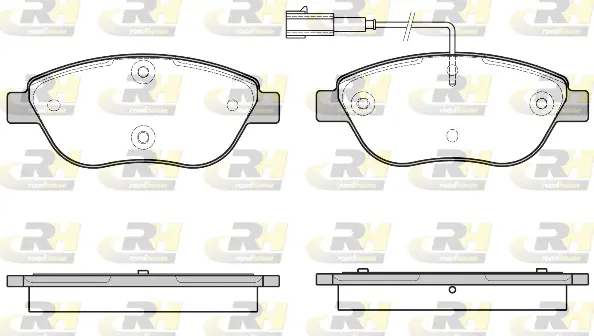 Brake Pad Set, disc brake (2859.45)