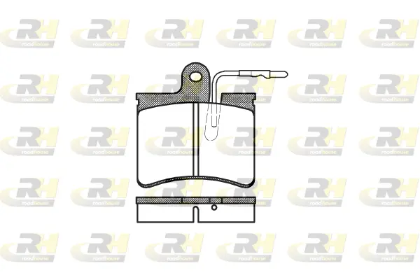 Brake Pad Set, disc brake (2125.04)