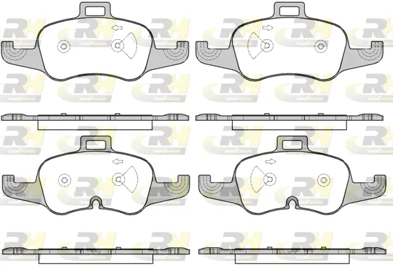 Brake Pad Set, disc brake (21653.00)