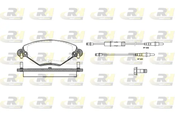 Brake Pad Set, disc brake (2828.04)