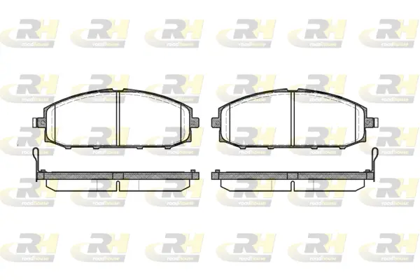 Brake Pad Set, disc brake (2711.04)