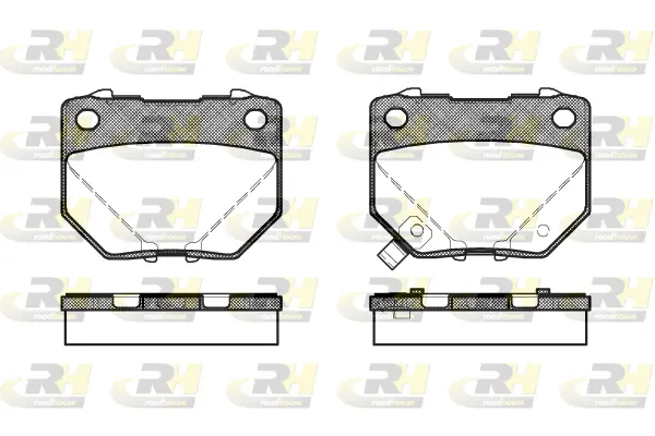 Brake Pad Set, disc brake (2365.21)