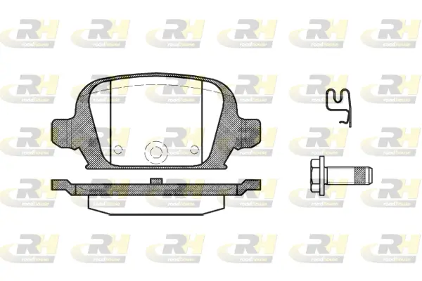 Brake Pad Set, disc brake (2835.02)