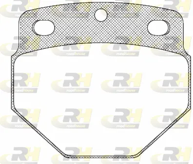 Brake Pad Set, disc brake (JSX 2327.00)