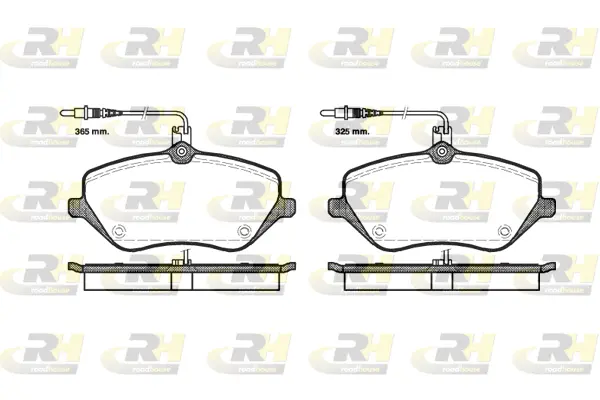 Brake Pad Set, disc brake (21101.04)