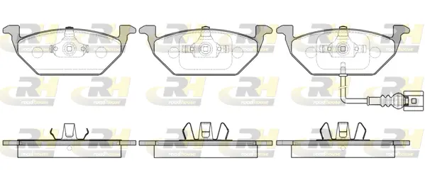 Brake Pad Set, disc brake (2633.41)