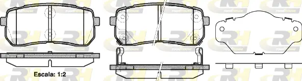 Brake Pad Set, disc brake (21288.02)