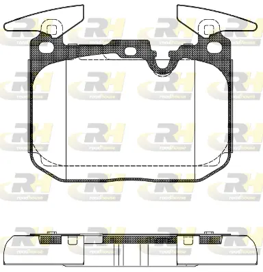 Brake Pad Set, disc brake (21491.00)