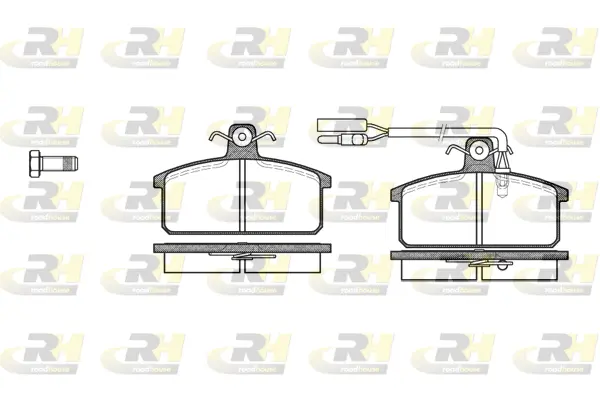 Brake Pad Set, disc brake (2128.12)