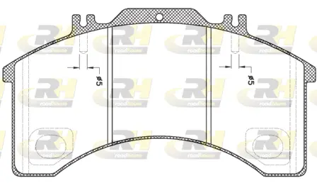 Brake Pad Set, disc brake (JSX 2497.00)