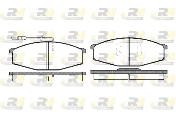 Brake Pad Set, disc brake (2129.02)