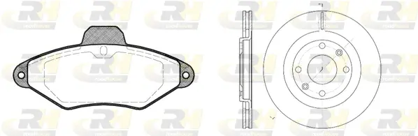 Brake Kit, disc brake (8438.00)