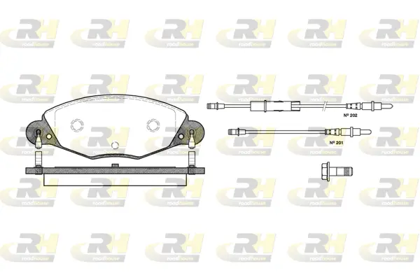 Brake Pad Set, disc brake (2827.04)