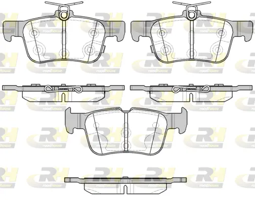 Brake Pad Set, disc brake (21551.12)