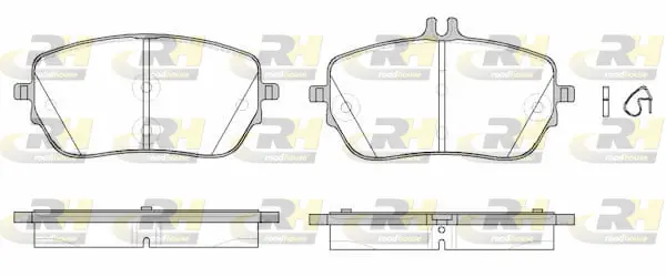Brake Pad Set, disc brake (21827.00)