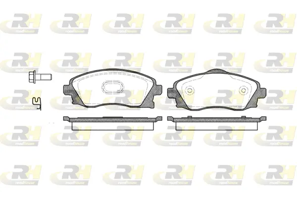 Brake Pad Set, disc brake (2774.02)