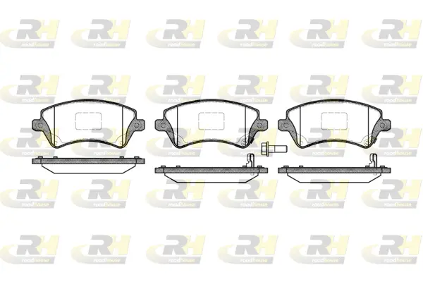 Brake Pad Set, disc brake (2822.12)