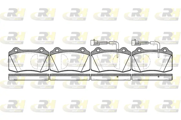 Brake Pad Set, disc brake (2434.02)