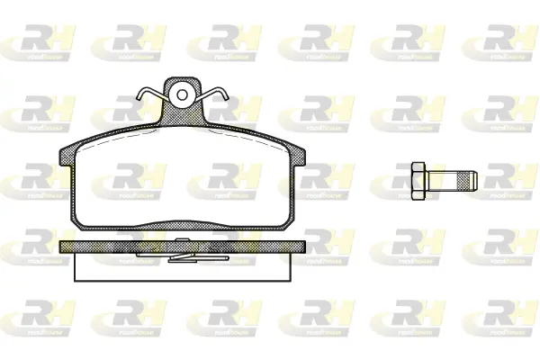 Brake Pad Set, disc brake (2128.40)