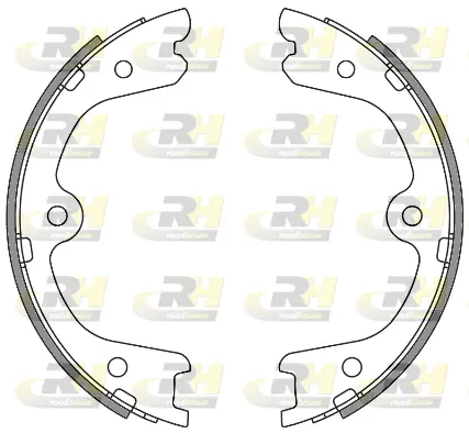 Brake Shoe, parking brake (4264.00)