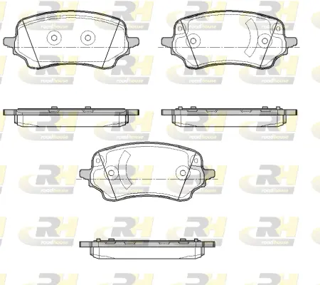 Brake Pad Set, disc brake (21885.00)