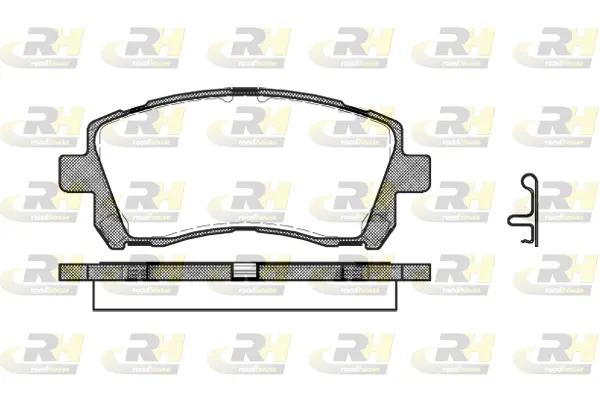 Brake Pad Set, disc brake (2655.02)