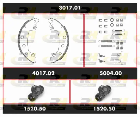 Brake Kit, drum brake (3017.01)