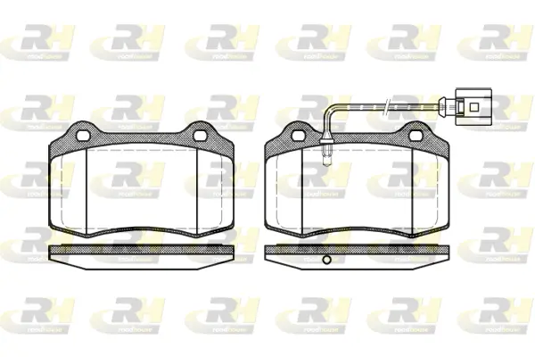 Brake Pad Set, disc brake (2434.01)