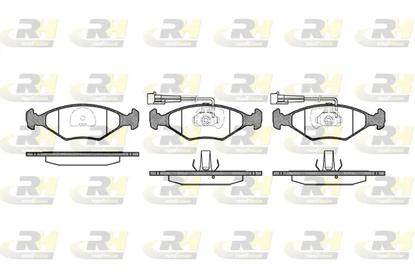 Brake Pad Set, disc brake (2281.32)