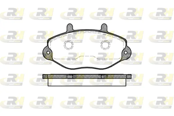 Brake Pad Set, disc brake (2392.00)