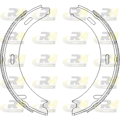 Brake Shoe, parking brake (4093.02)