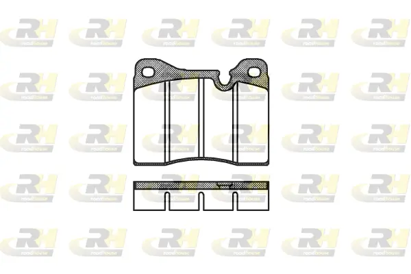 Brake Pad Set, disc brake (2011.20)
