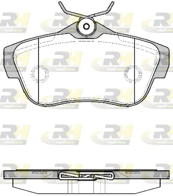 Brake Pad Set, disc brake (21299.00)