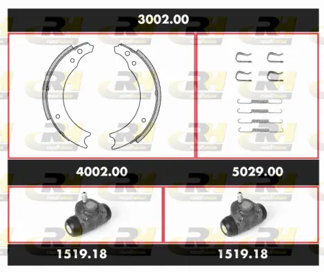 Brake Kit, drum brake (3002.00)
