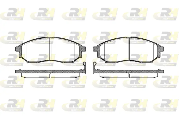 Brake Pad Set, disc brake (2852.14)