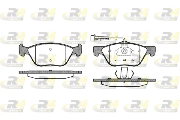 Brake Pad Set, disc brake (2589.02)