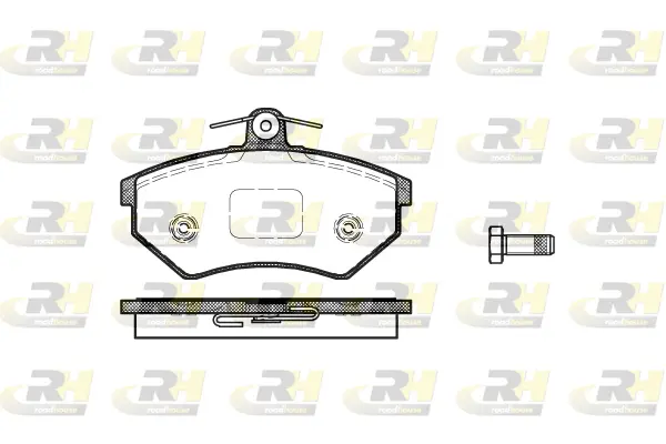 Brake Pad Set, disc brake (2134.50)