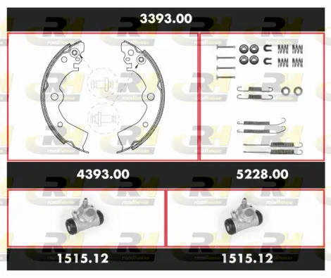 Brake Kit, drum brake (3393.00)