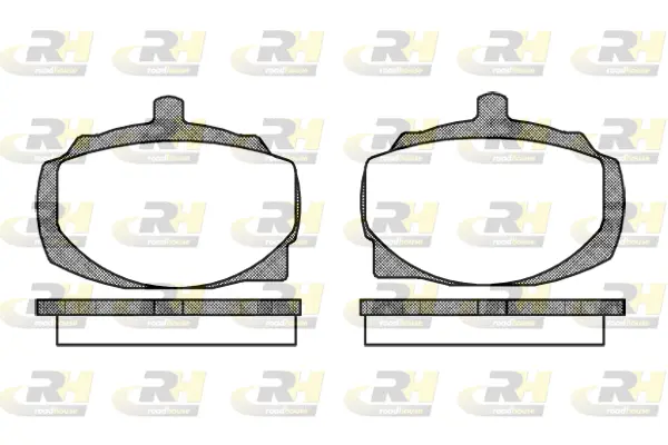 Brake Pad Set, disc brake (2049.10)