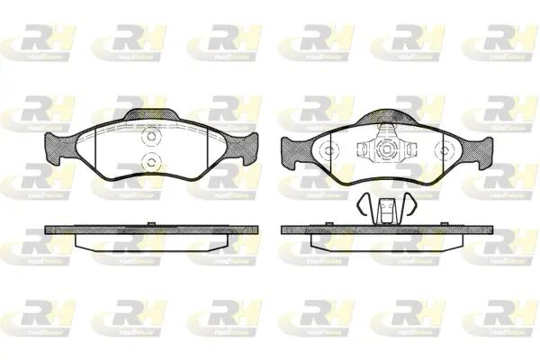 Brake Pad Set, disc brake (2765.00)